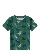 Nmmkolly Ss Top Tops T-shirts Short-sleeved Green Name It