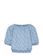 Vmhaya 2/4 Top Jrs Girl Tops T-shirts Short-sleeved Blue Vero Moda Gir...