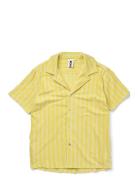 Naram Knitted Shirt Pyjamas Yellow Bongusta