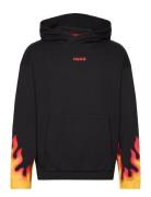 Droma Designers Sweat-shirts & Hoodies Hoodies Black HUGO