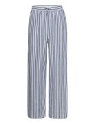 Amosiw Pants Bottoms Trousers Wide Leg Blue InWear