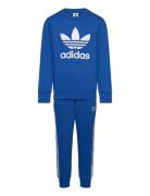 Trefoil Crew Se Sets Tracksuits Blue Adidas Originals