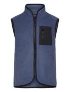 Fleece Waistcoat Fodrad Väst Blue Color Kids