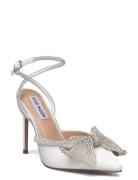 Vamonos Sandal Sandal Med Klack Silver Steve Madden