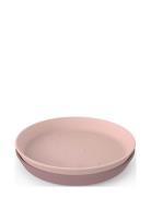 Kiddish Plate 2-Pack Elphee Home Meal Time Plates & Bowls Plates Pink ...