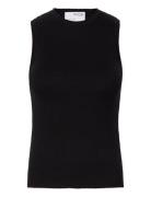 Slflydia Sl O-Neck Knit Top Noos Tops T-shirts & Tops Sleeveless Black...