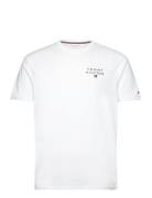 Tommy Hilfiger Cn Ss Tee Logo Vit