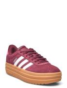 Vl Court Bold J Låga Sneakers Burgundy Adidas Sportswear