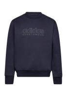 J Szn Gfx Crew Tops Sweat-shirts & Hoodies Sweat-shirts Navy Adidas Sp...