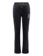 Juicy Couture Glitter Velour Bootcut Svart