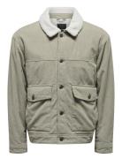 Onsharvey Corduroy Mix Jacket Otw Fodrad Jacka Khaki Green ONLY & SONS