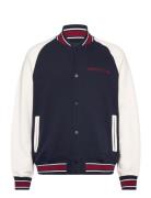 Tjm Rlx Circle T Varsity Bomber Bomberjacka Jacka Navy Tommy Jeans