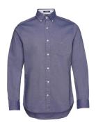 Reg Oxford O.shield Shirt Tops Shirts Casual Blue GANT