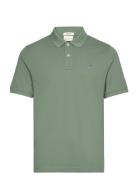 GANT Reg Shield Ss Pique Polo Grön