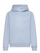 Tonal As Hoodie Tops Sweat-shirts & Hoodies Hoodies Blue GANT