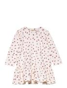 Petit Piao Dress L/S Gather Printed Multi/patterned