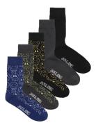 Jacmelted Smile Socks 5 Pack Jnr Sockor Strumpor Multi/patterned Jack ...