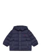 Ripstop Hooded Down Jacket Fodrad Jacka Navy Ralph Lauren Baby