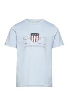 GANT Archive Shield Ss T-Shirt Blå