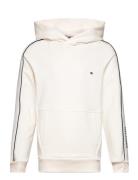 Tommy Hilfiger Tape Regular Hoodie Vit