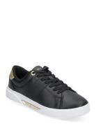 Chic Panel Court Sneaker Låga Sneakers Black Tommy Hilfiger