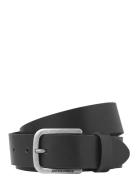 Jack & J S Jacgio Leather Belt Svart