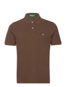 United Colors Of Benetton H/S Polo Shirt Brun