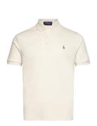 Polo Ralph Lauren Custom Slim Fit Soft Cotton Polo Shirt Kräm