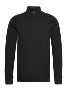 Polo Shirt Tops Polos Long-sleeved Black Armani Exchange