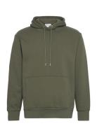 Slhreg-Dan Sweat Hood Tops Sweat-shirts & Hoodies Hoodies Khaki Green ...