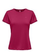 Onpcarmen On Ss Reg Tee Noos Sport T-shirts & Tops Short-sleeved Red O...