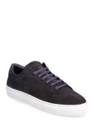 Theodor Suede Sneaker Låga Sneakers Navy Les Deux