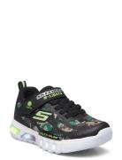 Boys Flex-Glow - Rondler Låga Sneakers Green Skechers