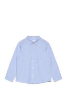 Mango Oxford Cotton Shirt Blå