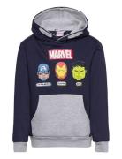 Sweats Tops Sweat-shirts & Hoodies Hoodies Navy Marvel