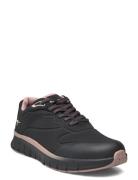 Women Lace-Up Låga Sneakers Black Tamaris