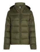 Lw Down Casual Jacket Fodrad Jacka Khaki Green Tommy Hilfiger