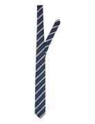 Selected Homme Slhlane Stripe Tie Noos Marinblå