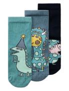 Nmmalita Peppapig 3P Sock Cplg Sockor Strumpor Navy Name It