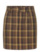 Chikagz Mw Skirt Kort Kjol Brown Gestuz