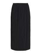 Vila Violinda Hw Midi Skirt Svart