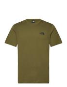 The North Face M Ss Simple Dome Tee Khaki Green