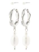 Pilgrim Constance Earrings 2-In-1 Set Silver