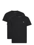 Calvin Klein Jeans 2 Pack Monologo T-Shirt Svart