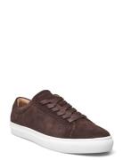 Theodor Suede Sneaker Låga Sneakers Brown Les Deux