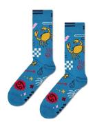 Cancer Sock Underwear Socks Regular Socks Blue Happy Socks