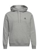 Standard Fit Left Chest Star Chev Emb Hoodie Ft Tops Sweat-shirts & Ho...