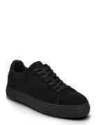 Slhdavid Chunky Suede Sneaker Noos Låga Sneakers Black Selected Homme