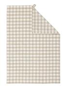 Kitchen Towel Square Beige/White Home Textiles Kitchen Textiles Kitche...