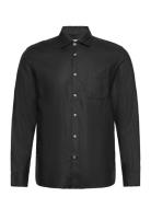 Mango 100% Tencel Shirt With Pocket Svart